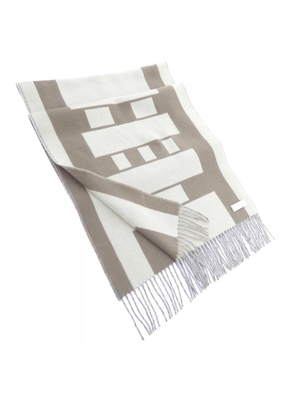 Hermes Competition Scarf White